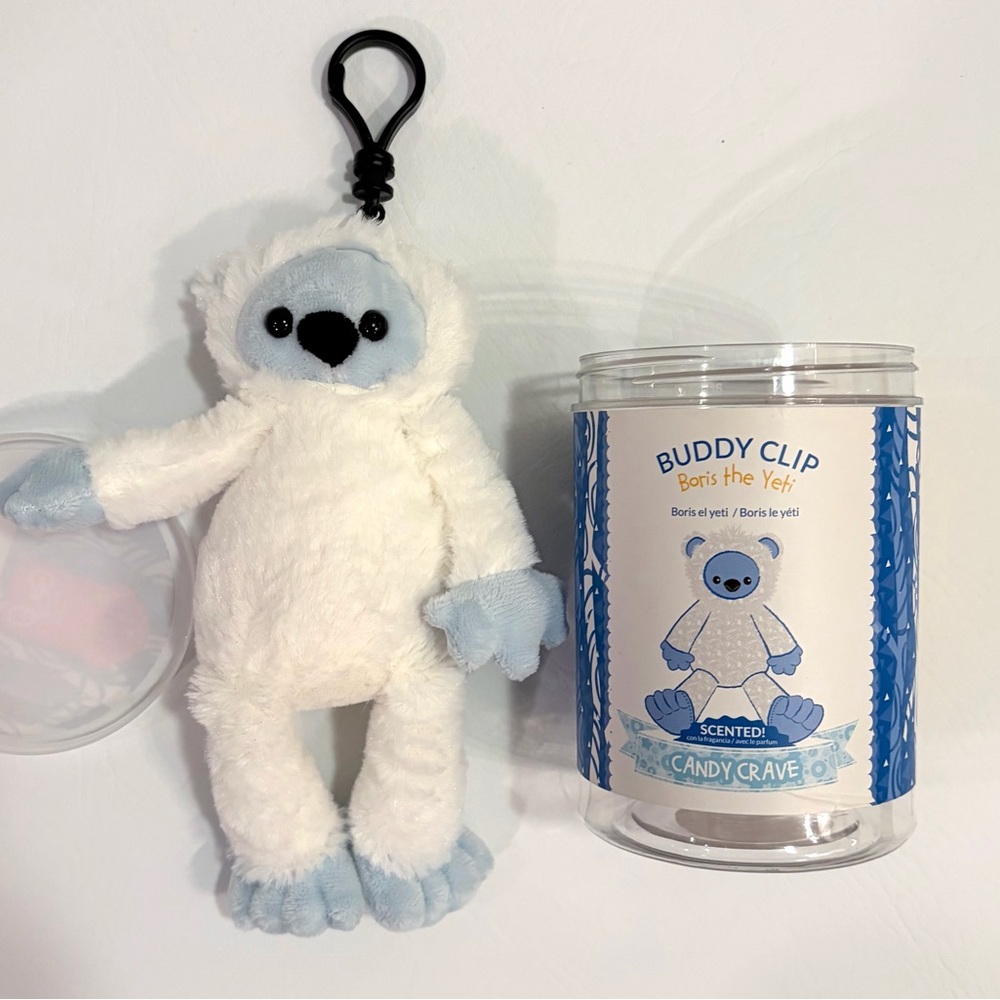 Scentsy Buddy Clip featuring "Boris the Yeti" scented with “Candy Crave". - Picture 3 of 9